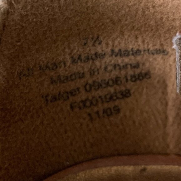 Mossimo Strappy Brown Cork Gladiator Wedge Sandal Sz 7-1/2 M #136N - Picture 8 of 8